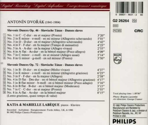 A. Dvorak/Slavonic Dances Opus 46, 72